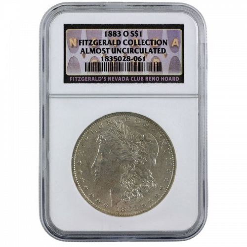 Morgan Dollar 1883 O, NGC AU-55. Fitzgerald Collection