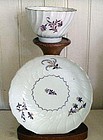 English Worcester Porcelain Tea Bowl and Saucer, 1780