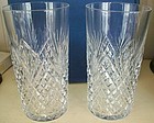 Pair of Magnificent American Cut Glass Tumblers c. 1890