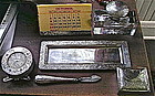 Six Piece Meridian Sterling Desk Set, c. 1897