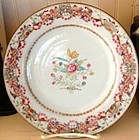 Chinese Export Porcelain Famille Rose Plate, c. 1750