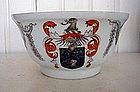 Chinese Export Porcelain Armorial Open Bowl, c. 1740