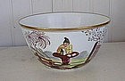 Rare Early Handpainted Minton Porcelain Bowl, c. 1800