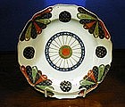 English Worcester Plate, c. 1768-70, Old Japan Fan