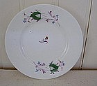 English Staffordshire Sprigware Cup Plate, c. 1840