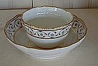 English Derby Porcelain Tea Bowl and Saucer, c. 1785