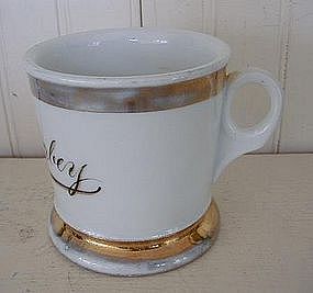 German KPM Porcelain Shaving Mug, c. 1915