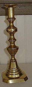 English Brass Candlestick, c. 1850