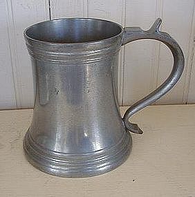 Reed & Barton Glass Bottom Pewter Mug, c. 1930