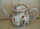Chinese Export Porcelain Tea Pot, c. 1765-70