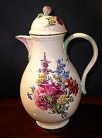 German Meissen Porcelain Coffee Pot, c. 1790