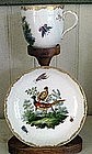 Royal Berlin Porcelain Tea Cup & Saucer, c. 1775