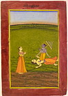 SOLD INDIAN MINIATURE PAINTING