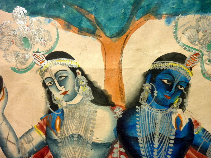 INDIAN KALIGHAT PAINTINGS