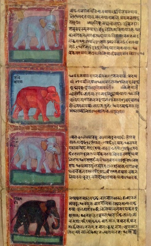 NEPALESE ELEPHANT MANUSCRIPT