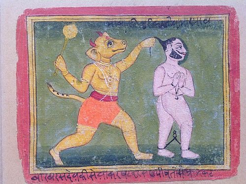 INDIAN MINIATURE PAINTING 19th cent