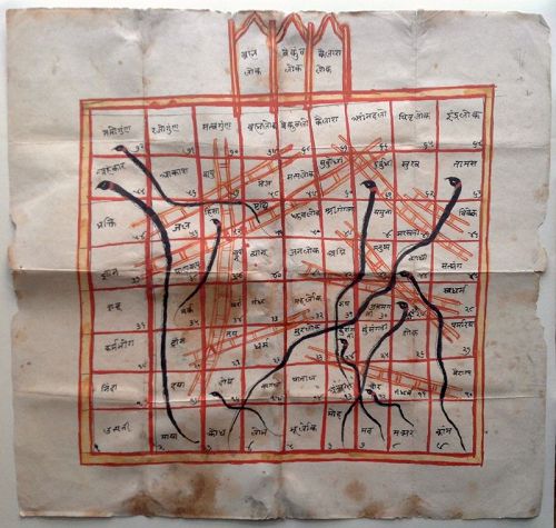INDIAN TANTRIC SNAKES AND LADDERS
