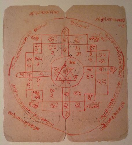 ANTIQUE INDIAN YANTRA