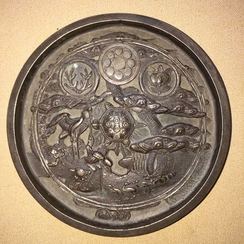 JAPANESE BRONZE MIRROR