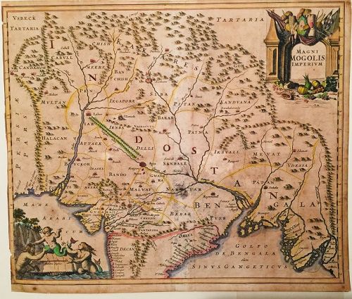 INDIA. MAP 1681