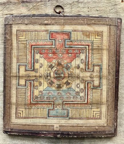 TIBETAN MANDALA ANTIQUE