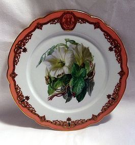 Paris porcelain dessert plate c.1870 Ch.Pillivuyt