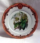 Paris porcelain dessert plate c.1870 Ch.Pillivuyt