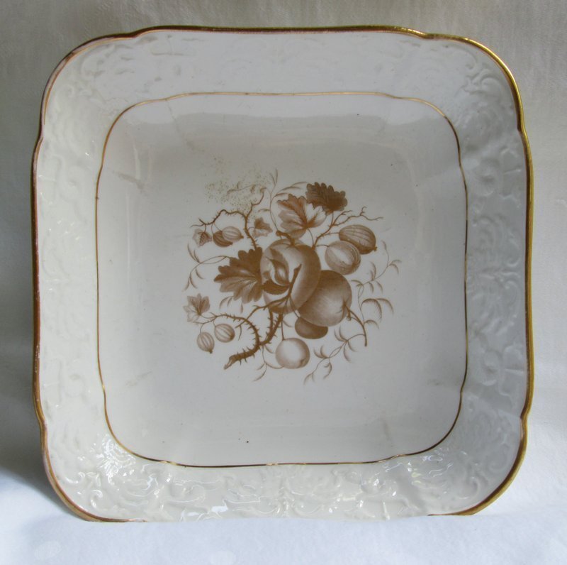 Spode bat printed serving bowls c. 1814