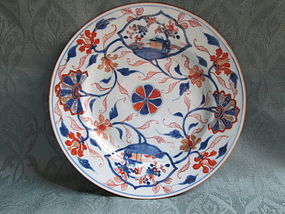 Chinese Imari export plate 1st half 18th century