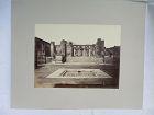 Albumen photograph of shallow pool at Pompei Italy. Circa 1870