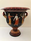 Porcelain campagna shaped urn decorated with classical figures c. 1850