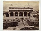 Albumen photo of Kas Mahal Agra India c. 1870 Rust