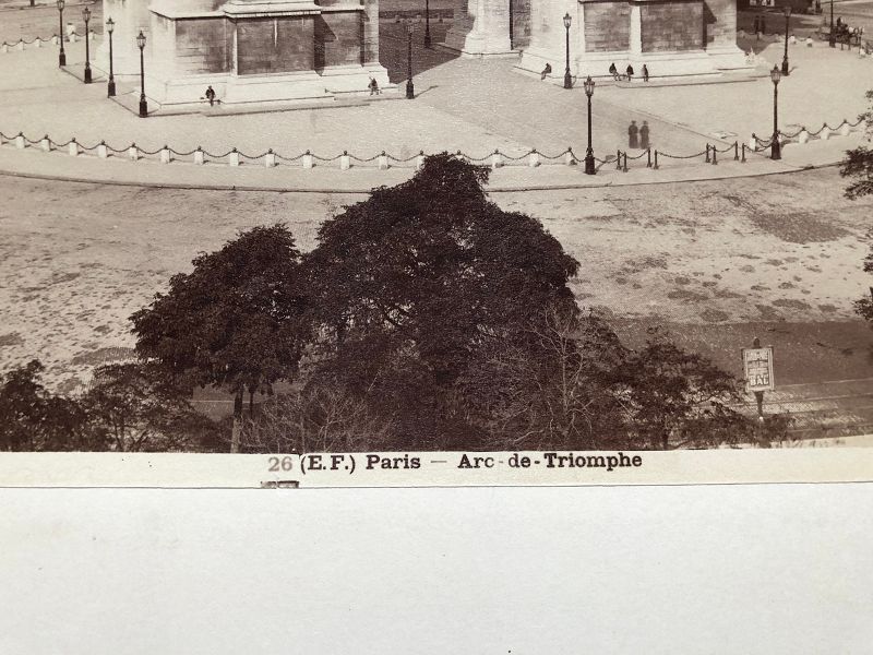 Albumen photo Arc de Triomphe circa 1880