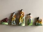 A group of five English toy pottery figures 1800-1825