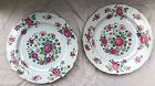 Two Chinese export round porcelain serving plates circa 1790