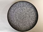 Ice Crackle Glaze plate by Takeshi Imaizumi