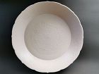 White porcelain plate by Mizuho Takeda