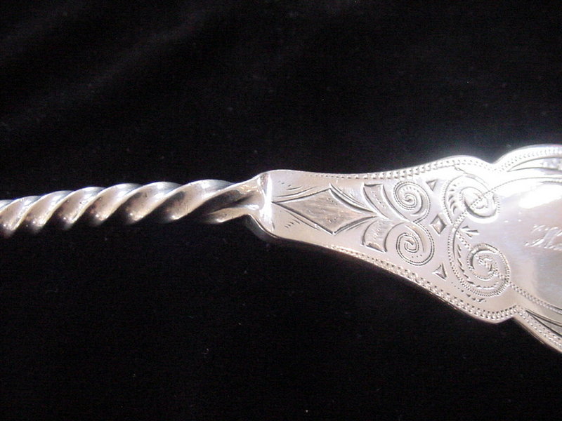 Victorian Sterling Silver Duhme Ladle