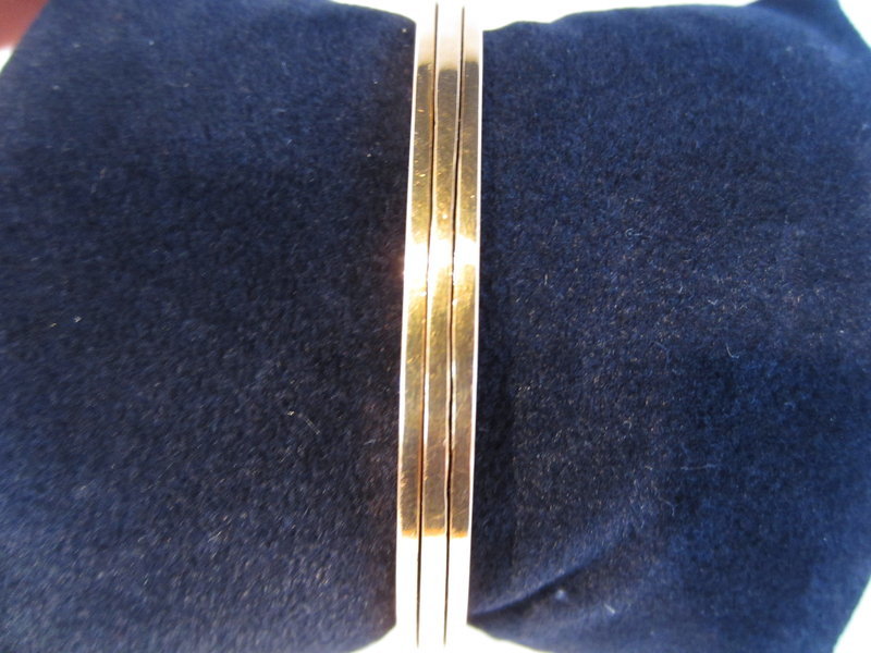18k Rose Gold and Diamond Bangle Bracelet
