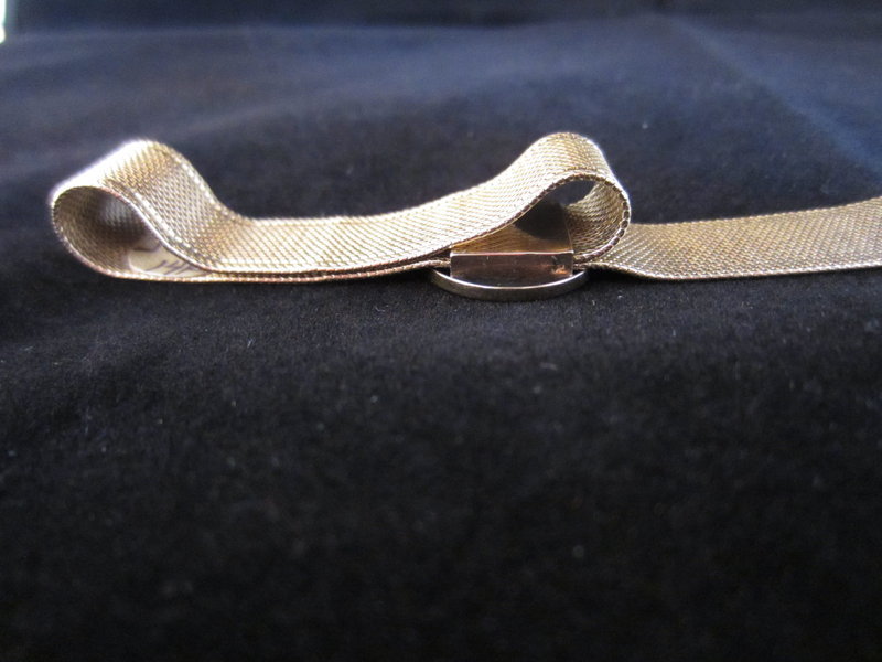 14k Gold Mesh Victorian Slide Bracelet
