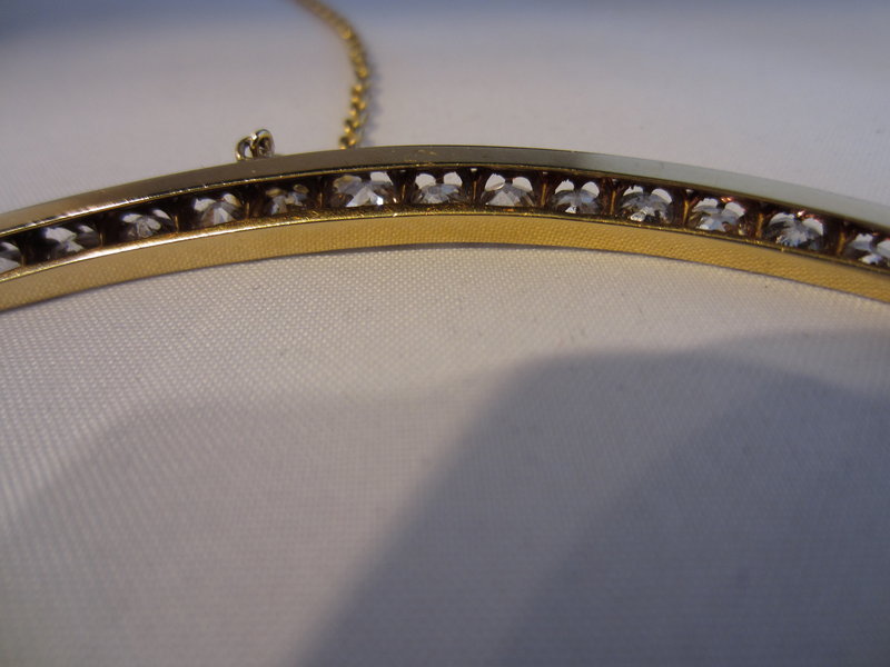 Diamond Crescent Moon Necklace