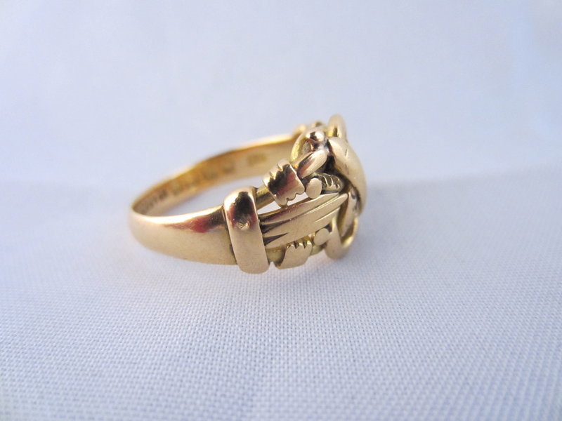 Birmingham 1908 Knot Ring in 18k Yellow Gold