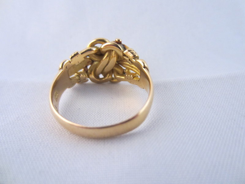 Birmingham 1908 Knot Ring in 18k Yellow Gold