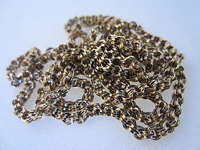 Victorian 10k Yellow Gold 31" Chain