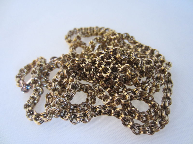 Victorian 10k Yellow Gold 31&quot; Chain