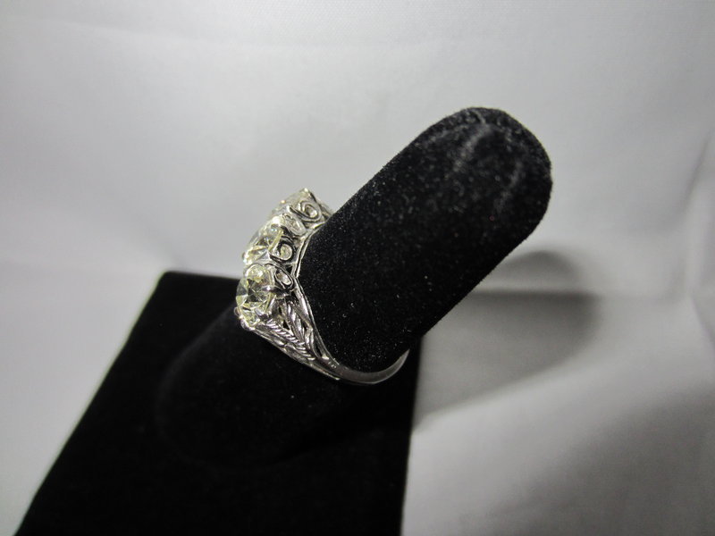 2.93 Carat Total Weight Diamond Ring