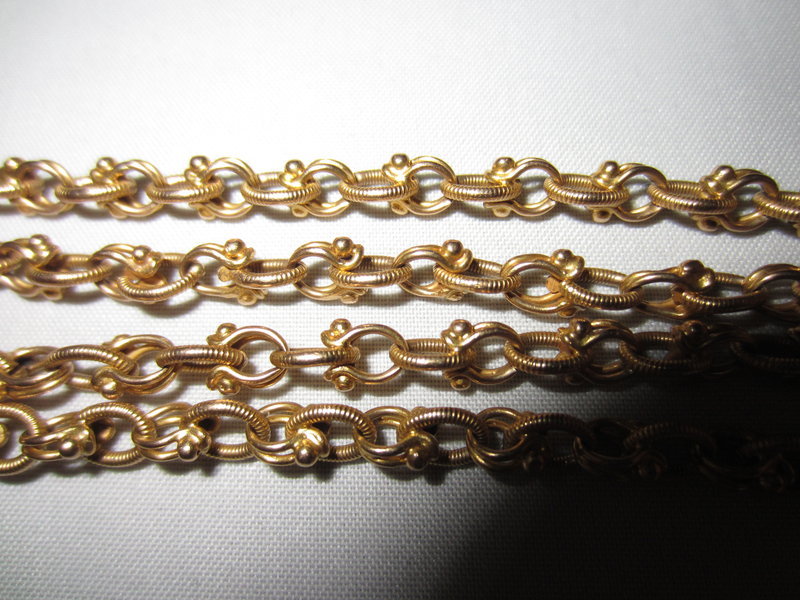 Heavy 18k Yellow Gold 25&quot; Long Chain