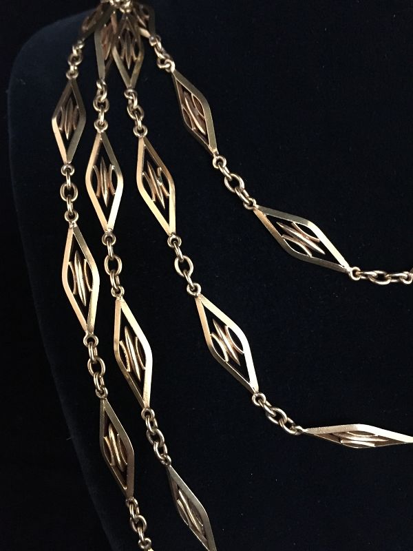 61&quot; 18k French Chain
