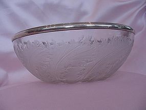 R. Lalique Bowl with Leaves