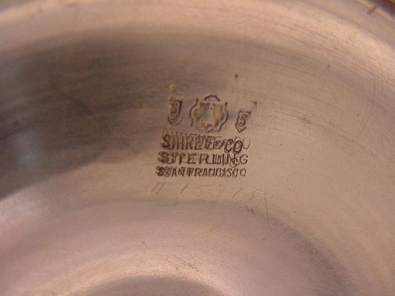 Shreve Sterling Silver Chocolate Pot